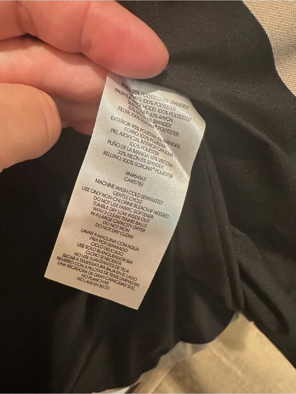 Calvin Klein insulated hooded